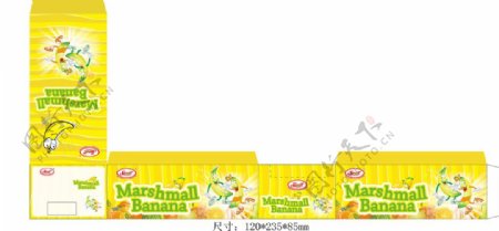 香蕉橡皮糖彩盒图片