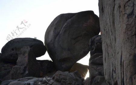 浮山山石图片