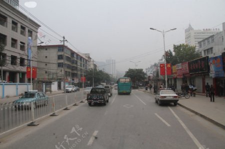 革命胜地延安街景图片