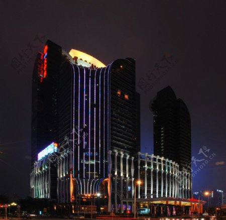 大中华的夜景图片
