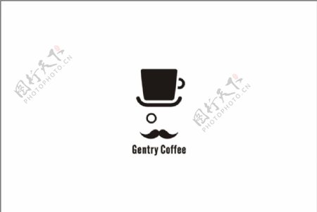 绅士咖啡标志图片