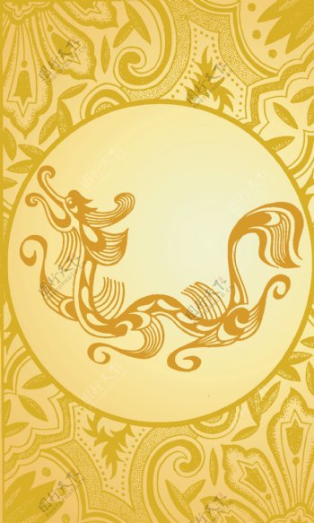 汉式龙背景图片