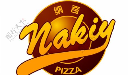 纳奇披萨标志图片