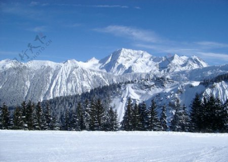 雪山摄影图片