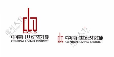 中南世纪花城logo图片