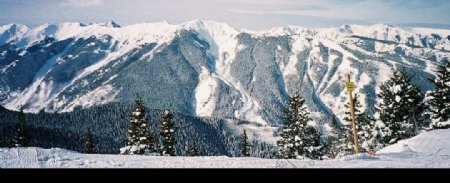 AspenPan雪山图片