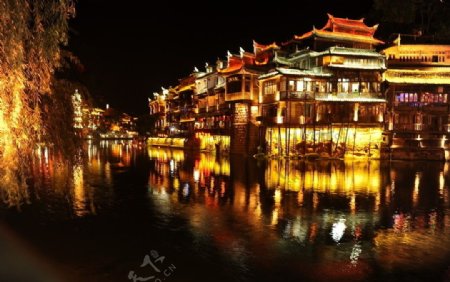 广西桂林旅游夜景图片