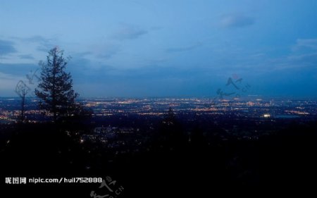 郊外夜景图片