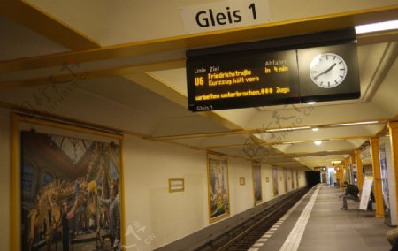 德国地铁站图片