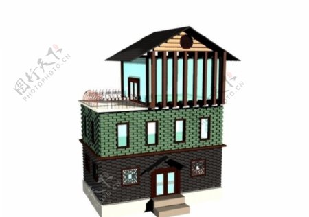 3D豪宅模型图片