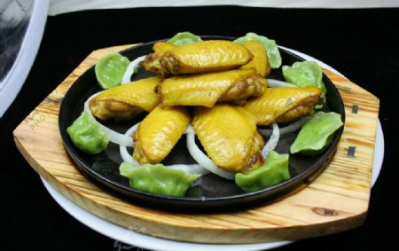 波饺咖喱鸡翅图片