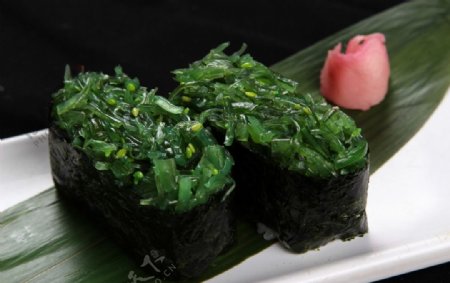 海草寿司图片