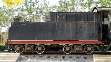 蒸汽机车煤水箱图片