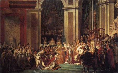 拿破仑一世加冕大典图片
