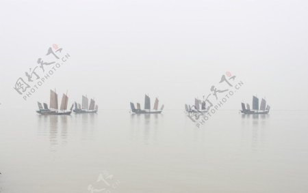 太湖帆船景图片