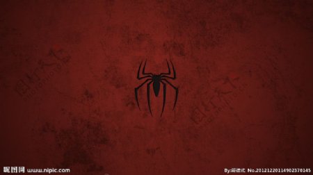 红色蜘蛛壁纸图片