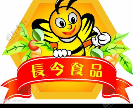 蜂蜜类食品标贴图片
