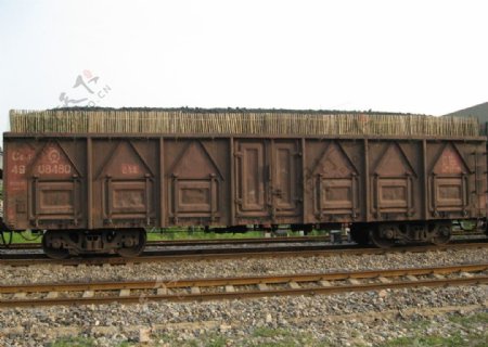 火车运煤车厢图片