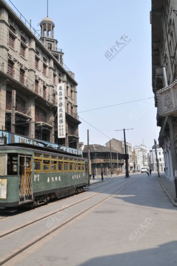 老上海轨车图片