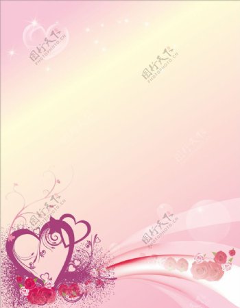梦幻粉色底纹背景图片