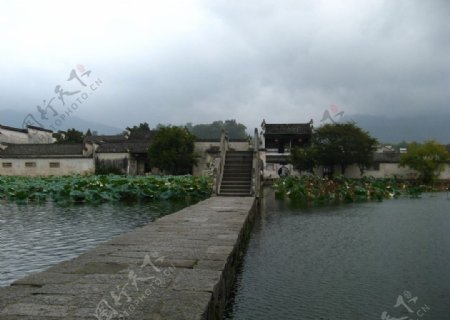 宏村小桥图片