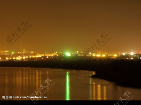 黄河夜景图片