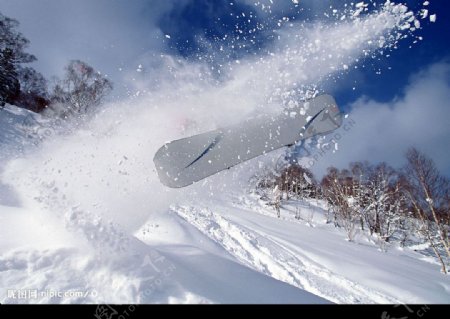 滑雪图片