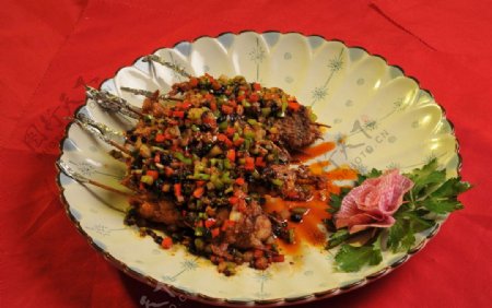 蒙古烤肉图片