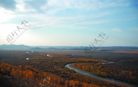 额尔古纳的秋天图片