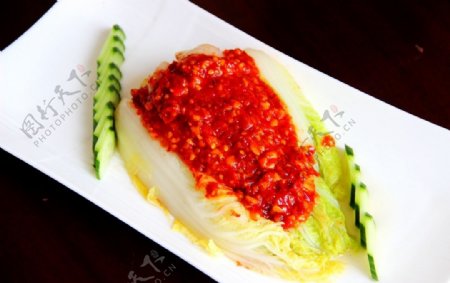 冷菜韩国泡菜图片