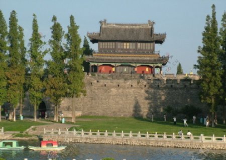 荆州护城河图片
