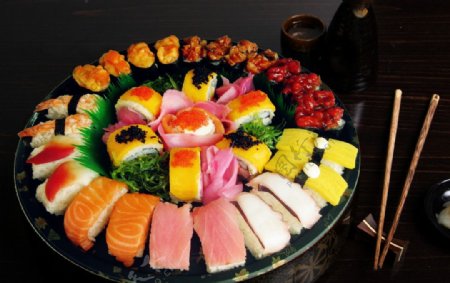 鱼日寿司图片