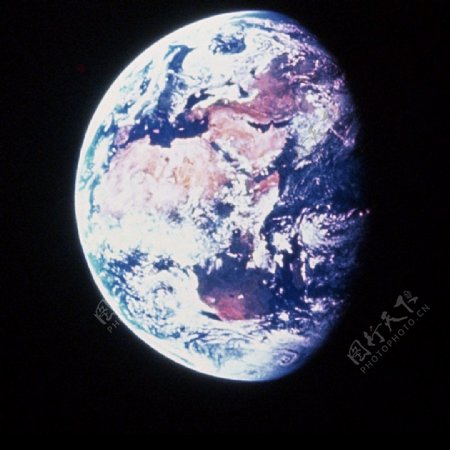 从太空看地球图片