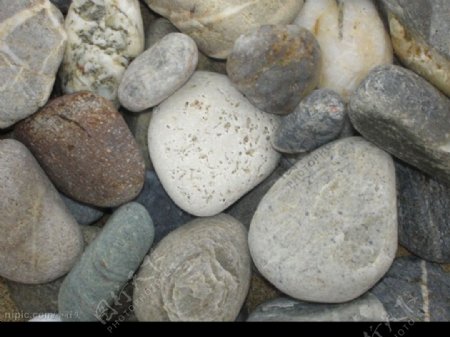 沙滩石头图片