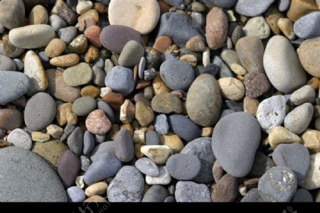 河滩石头图片
