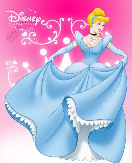 灰姑娘仙蒂公主最新迪士尼公主海报图片