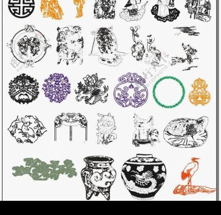 中国传统古纹图片