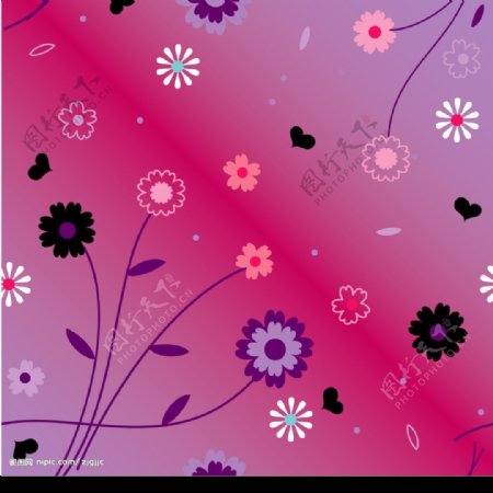 花卉布纹图片