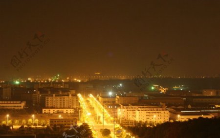 长沙一角夜景图片