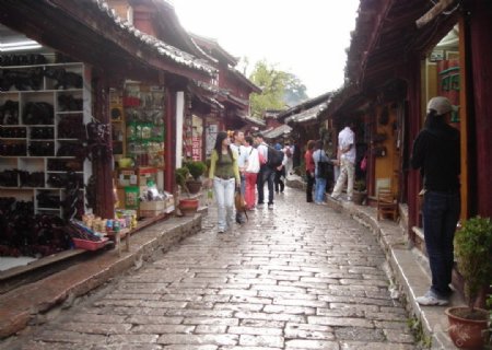 丽江街景图片