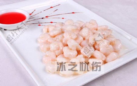 水晶虾仁图片