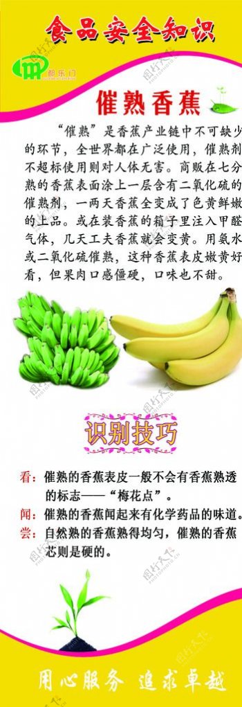 食品安全催熟香蕉图片