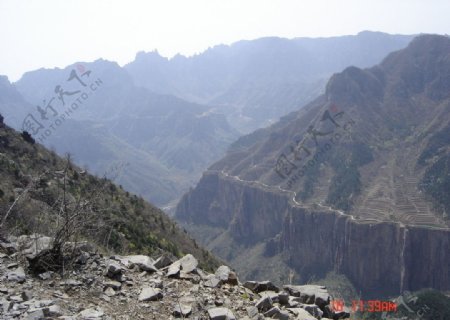 太行风景之峡谷图片