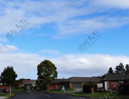 新西兰乡村小镇风景图片