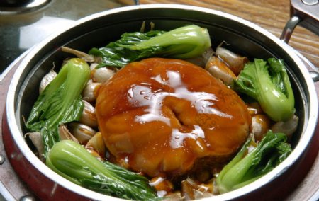 石锅焗鳕鱼图片