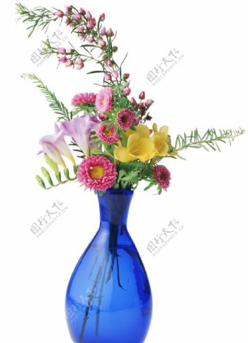 花瓶背景分层图片