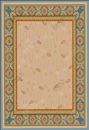 中式传统地毯图案图片