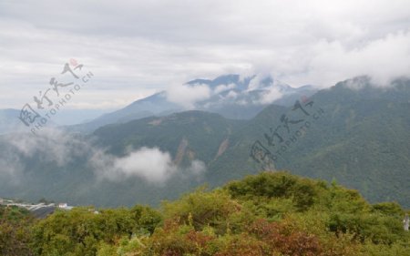 台湾清境农场山景图片