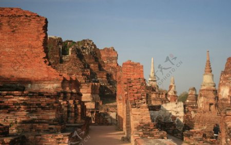 泰国大城遗迹图片