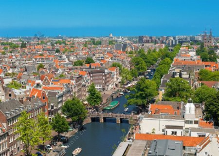荷兰阿姆斯特丹俯瞰图片